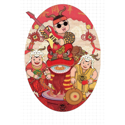 gykp5634新年通用卡片贺卡折卡迷你折卡小卡片空白创意卡片定制