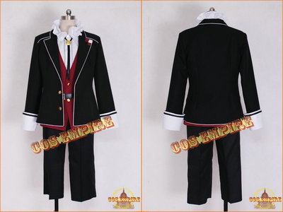 舞台 DIABOLIK LOVERS 魔鬼恋人 逆卷奏人 黑色 Cosplay服装