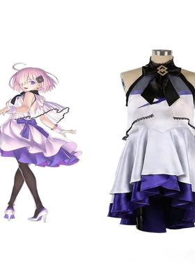 Fate/Grand Order FGO 五周年 玛修·基列莱特 COS服连衣裙二次元