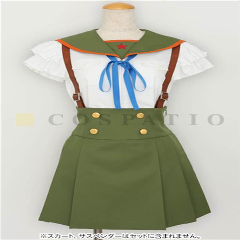 学园孤岛 巡之丘学院高等学校女子校服 直树美纪 全套cosplay服装