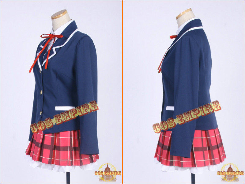 中二病也要谈恋爱 凸守早苗 蓝色COSPLAY cos服 动漫游戏可定制日