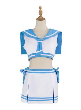 学园偶像大师水手泳衣姬崎莉波花海咲季藤田言音藤田琴音cos服