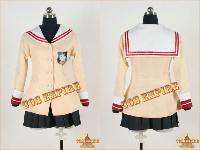 CLANNAD 小镇家族 古河渚 藤林杏 制服 三年级 cosplay服角色扮演