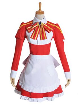 游戏 刀剑神域cosplay衣服  筱崎里香 女仆 装COS