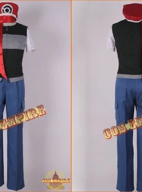 口袋妖怪神奇宝贝精灵宝可梦 主人公 动漫服 Cos服 cosplay