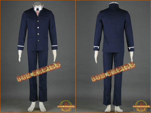 舞台 Angel Beats!天使的心跳 直井文人男子制服cosplay服可定制