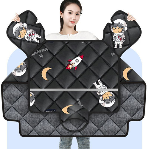 电动车挡风被冬季加绒加厚防风被保暖摩托车电瓶车风挡四季防雨水