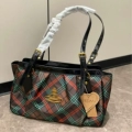 Autumn and Winter Plaid Tote 40×25×10cm