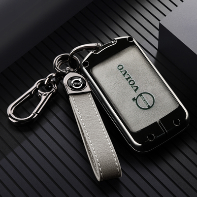 沃尔沃S90钥匙套18-19款XC60 XC90 V90CC专用车钥匙包扣男士壳女