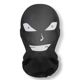 黑衣人面具名侦探柯南黑影人黑影君头套万圣节头罩面罩恐怖鬼脸