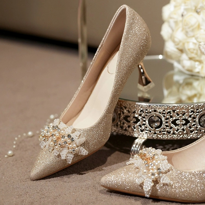 【高级感】不掉跟！不累脚！细跟