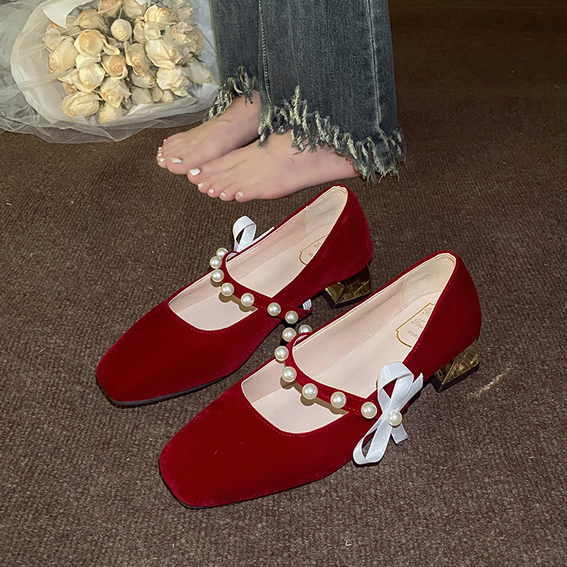 【高级感】不掉跟！不累脚！中式