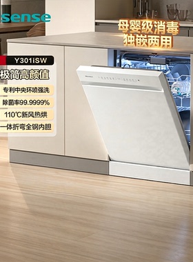Hisense/海信 WD15-Y301iSW家用嵌入式洗碗机消毒母婴高温烘20套
