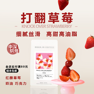 拼配咖啡豆200g新鲜烘焙 上新特惠 意式 山中事打翻草莓