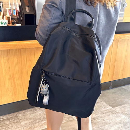 休闲女双肩包牛津布旅游背包