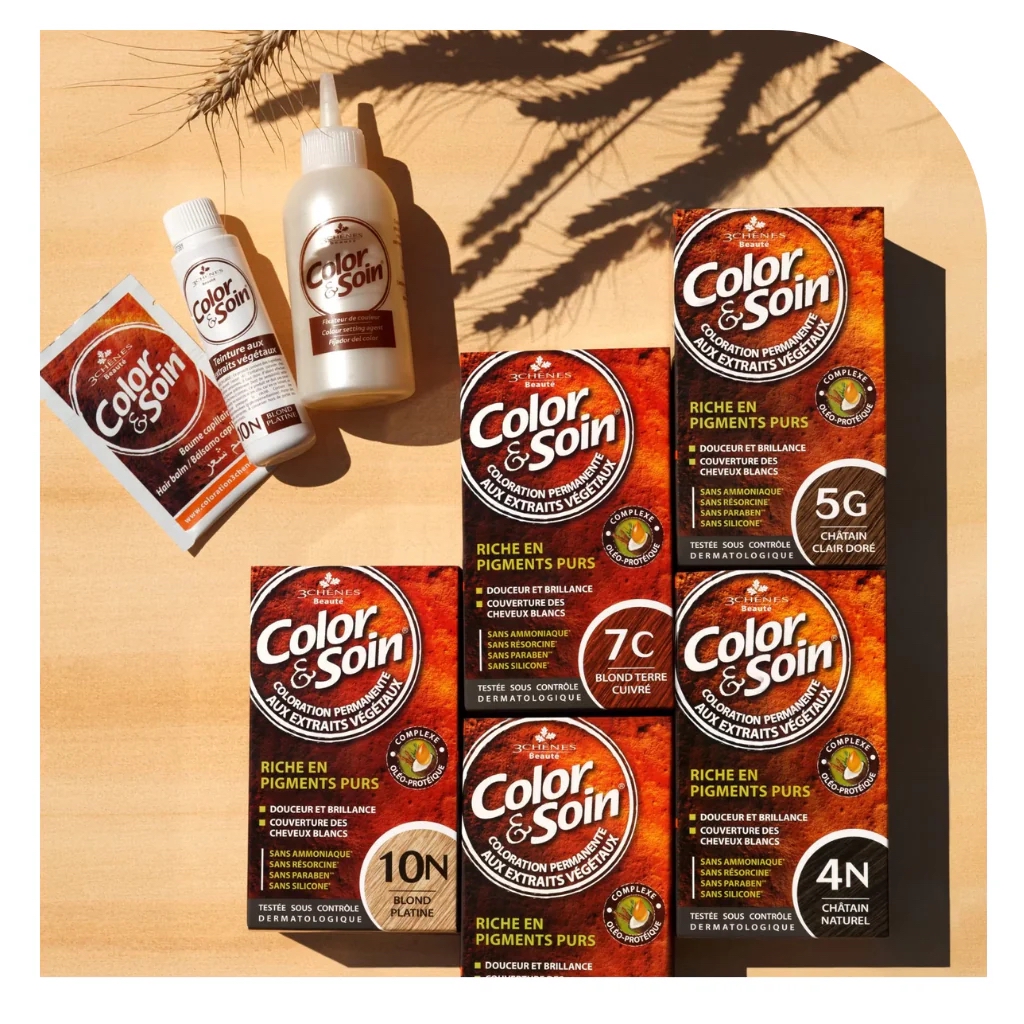 法国三橡树植物染发剂