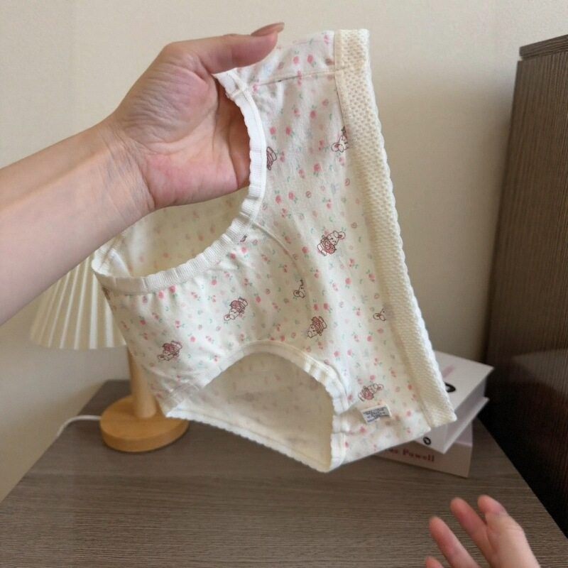 软萌可爱草莓兔兔！全棉裆18cm加长裆10A抑菌婴儿棉内裤女三角裤~,女士内衣/男士内衣/家居服,女三角裤,淘宝优惠券,粉丝福利购,淘宝优惠卷
