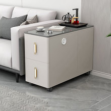 轻奢沙发边柜侧边柜客厅可移动小茶几现代简约家用岩板小户型边几