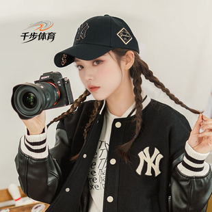 MLB帽子正品软顶棒球帽男女新款遮阳帽鸭舌帽休闲运动帽3ACPM105N