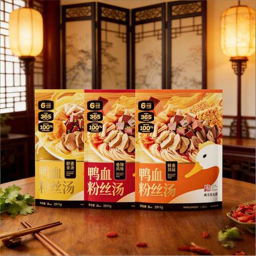 南京冠生园鸭血粉丝汤3袋