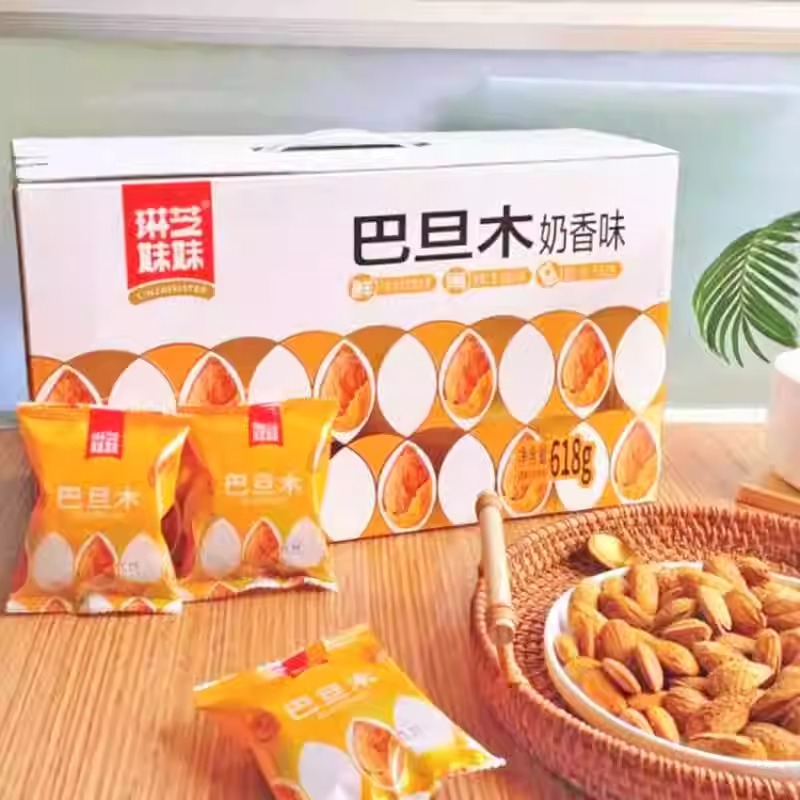琳芝妹妹夏威夷果巴旦木杏仁堅(jiān)果桂圓干新疆紅棗185紙皮核桃