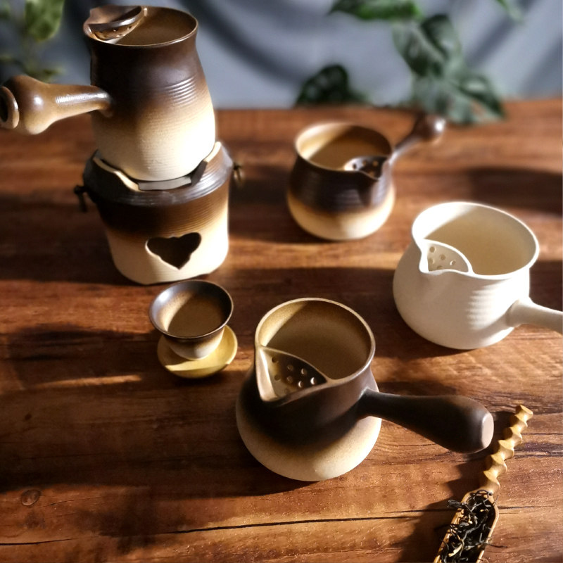 齐全煮茶器围炉煮茶罐罐壶电陶炉明火碳炉茶壶花茶壶煮茶陶器茶碗