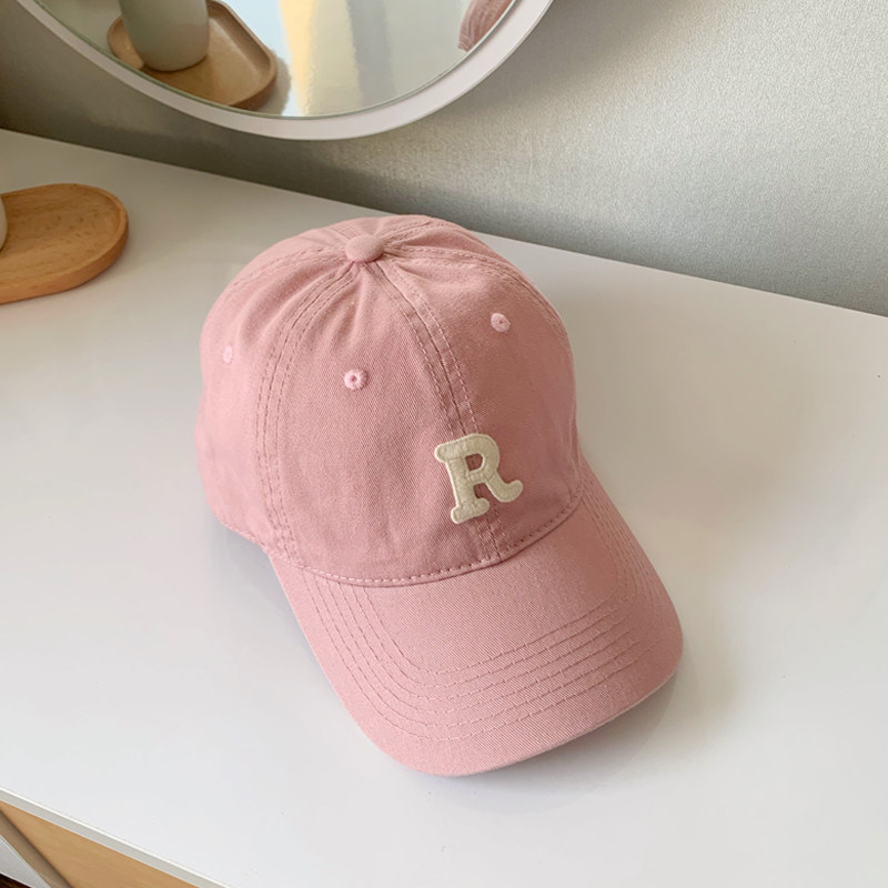 高品质显白橡皮粉色棒球帽女韩版显脸小百搭玫瑰粉鸭舌帽潮