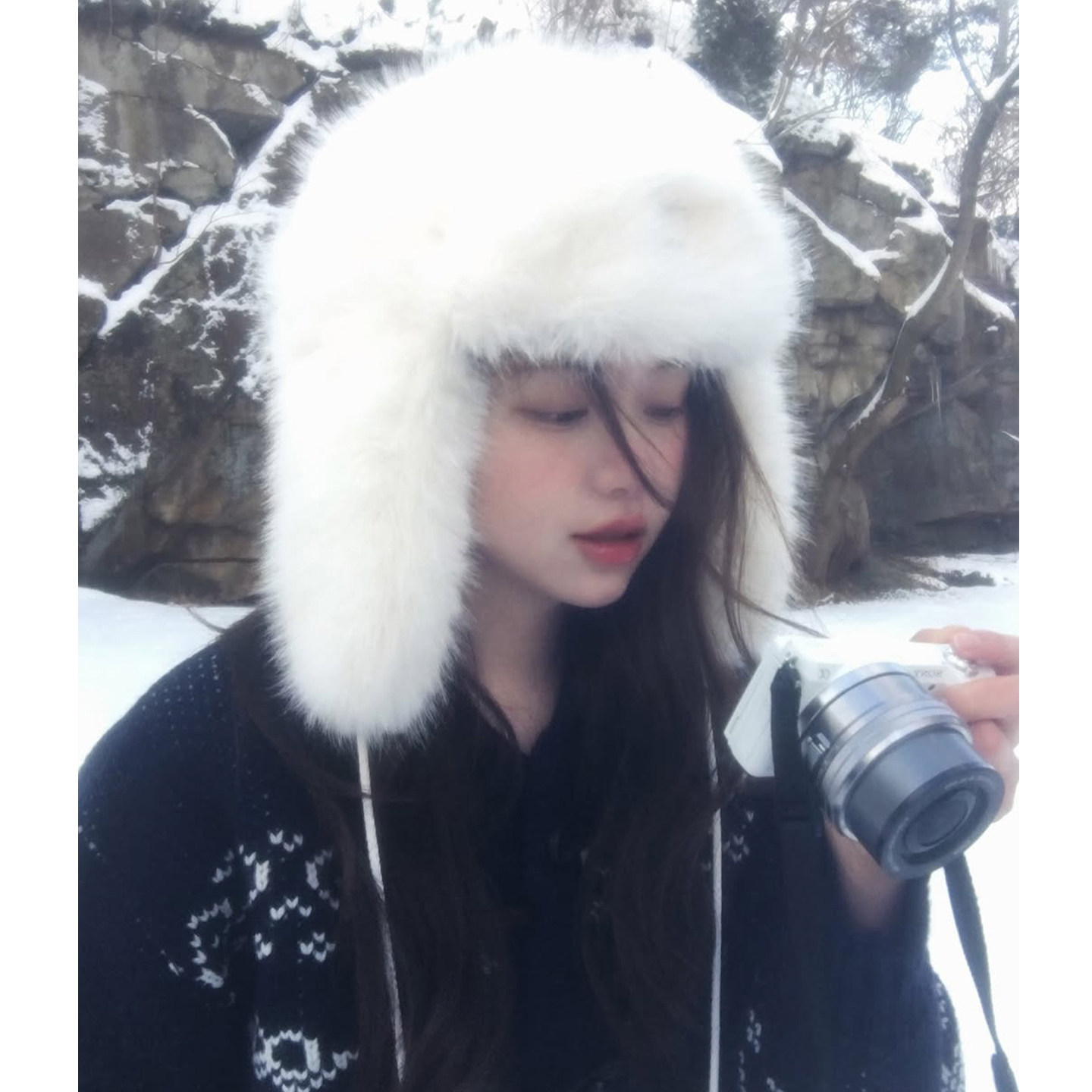 长白山看雪bi备！高质感仿貂毛雷锋帽女冬日加厚保暖毛茸茸护耳帽,服饰配件/皮带/帽子/围巾,帽子,淘宝优惠券,粉丝福利购,淘宝优惠卷