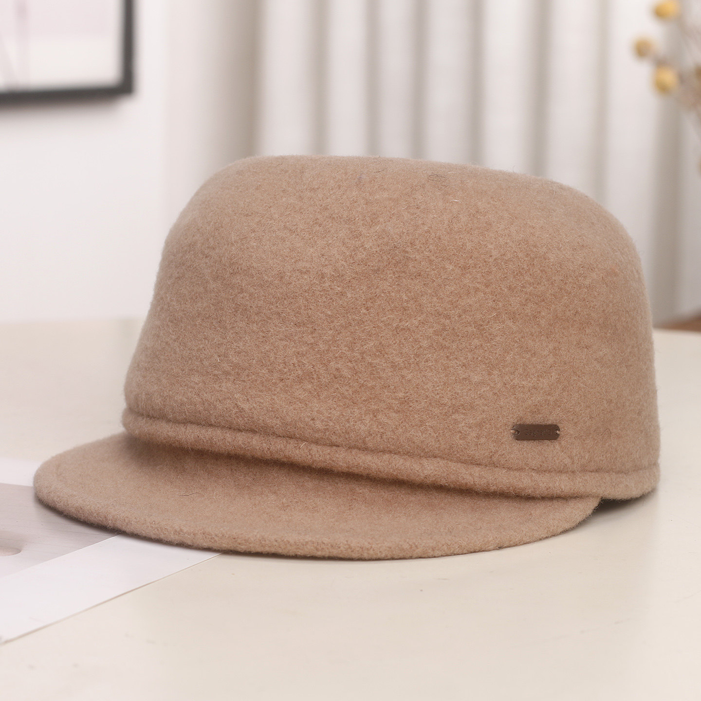 日系羊毛马术帽子女2025秋冬时尚百搭骑士帽英伦复古显脸小鸭舌帽,服饰配件/皮带/帽子/围巾,帽子,淘宝优惠券,粉丝福利购,淘宝优惠卷