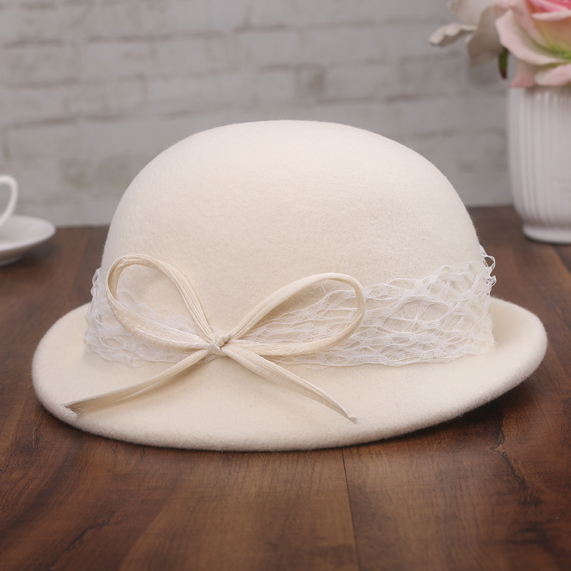 帽子女秋冬新款真丝麻蝴蝶结羊毛呢贝雷帽日系复古卷边礼帽画家帽,服饰配件/皮带/帽子/围巾,帽子,淘宝优惠券,粉丝福利购,淘宝优惠卷