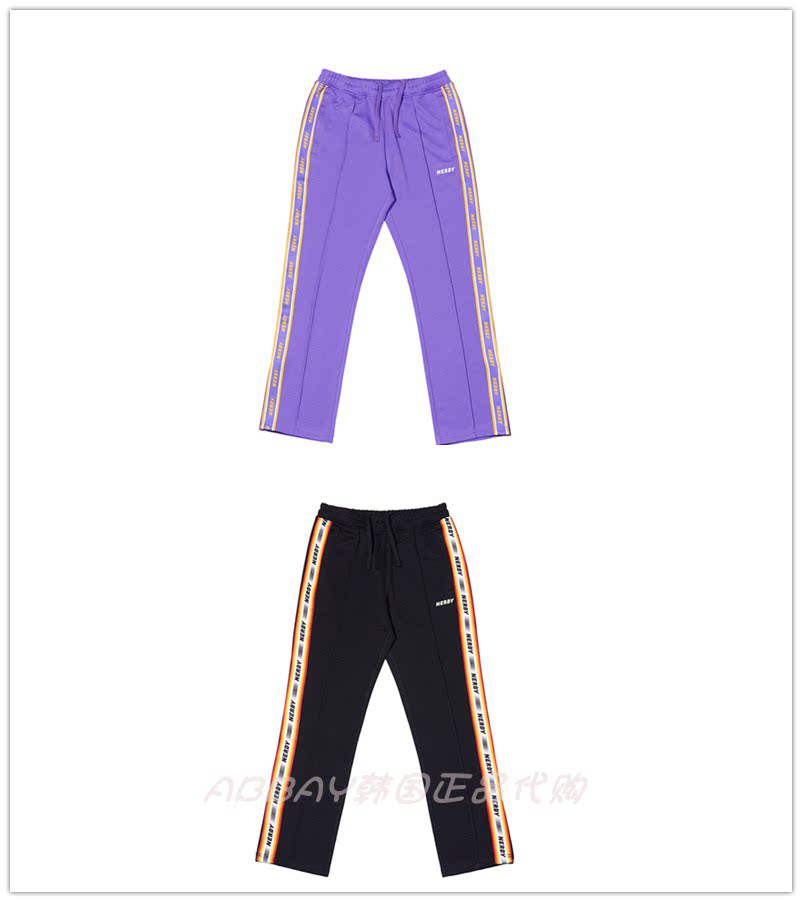 Korea purchasing Direct mail quality goods men and women NERDY Easy Sports and leisure trousers Logo Tape Trackin the Men's clothing, Casual pants  category - from Buy2taobao.com to provide professional Taobao agent buy service