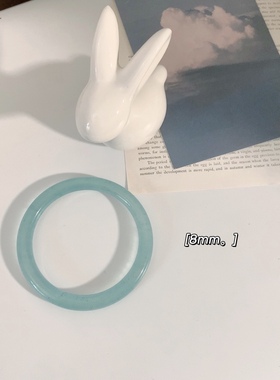 天青冻少女细圆条清冷感国风手环