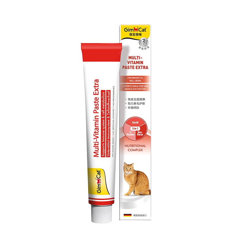 【新版】俊宝GIMBORN猫咪营养膏多元维他命营养膏幼猫成猫100g