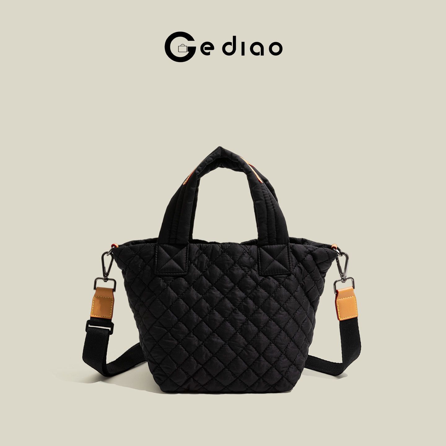 格调studio日系极简菱格包包2025冬季夹棉羽绒手提包慵懒风单肩包,箱包皮具/热销女包/男包,通用款女包,淘宝优惠券,粉丝福利购,淘宝优惠卷