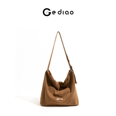 复古牛仔布质感洗水布包包通勤