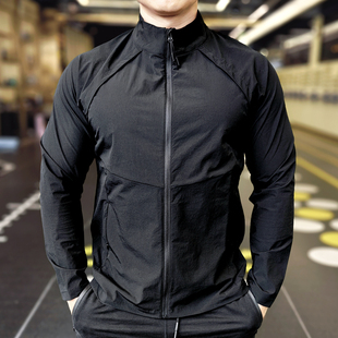 速干立领健身训练户外休闲跑步夹克2025新款 运动外套男女秋季 薄款