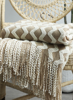 Nordic Knitted Blanket Sofa Bed Decorative Bed Thread Blanke