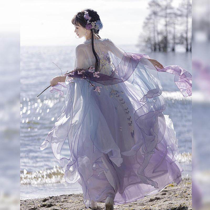 【春不晚】诃子裙唐制汉服女齐胸汉服半身裙