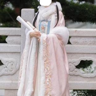 【小郡主】汉服女唐风齐胸襦裙日常超仙古风加绒厚大袖衫冬季套装