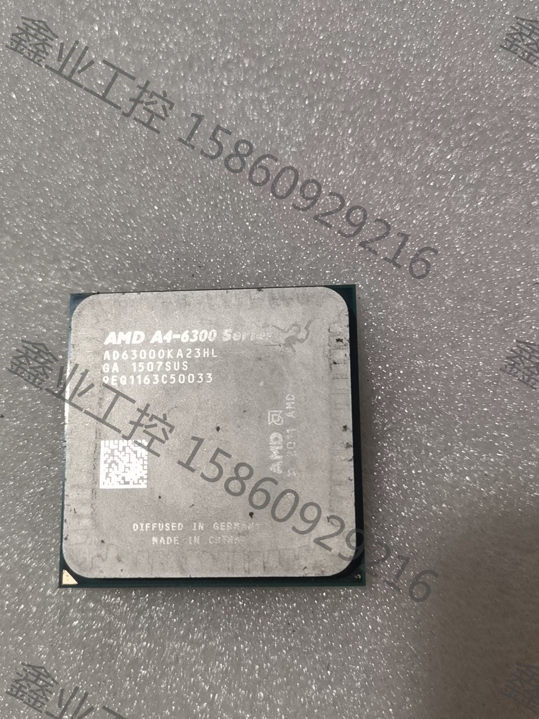 amd a4-6300 cpu fm2接口 针脚完好 测试稳