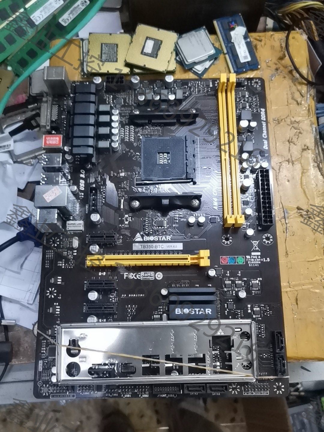 映泰tb350-btc主板.实物拍摄.成色如图.无拆无修无进
