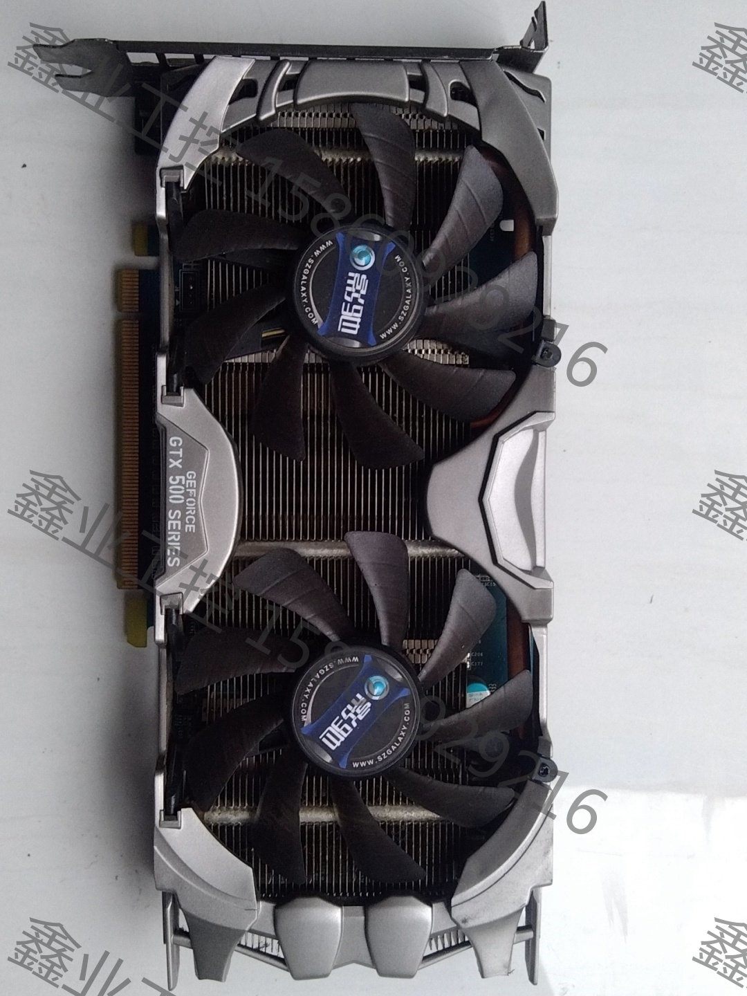 影驰gtx560 1g拆机卡,成色如图,双6p独立供电,正常
