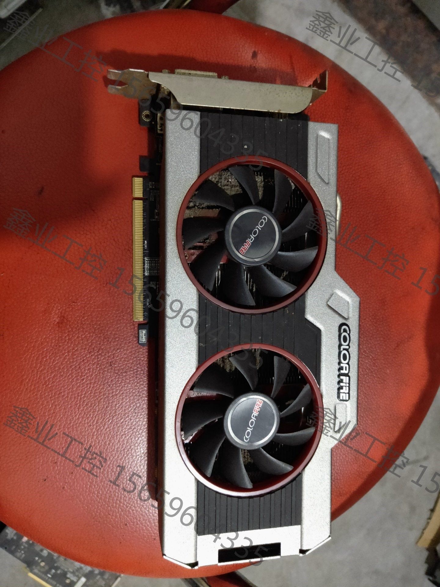 r9270 2g 七彩虹网驰.拆机显卡 正常使用,双6p供电