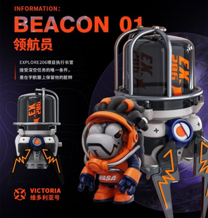 WASA变色龙第九代龙第十代飞船龙系列盲盒类 单个盲盒/整盒6个