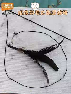 German Kelly Karlie Pearl feather big bird funny cat stick rod length 92cm air flying bird 