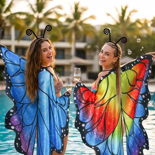 蝴蝶翅膀成人款漫展cosplay走秀