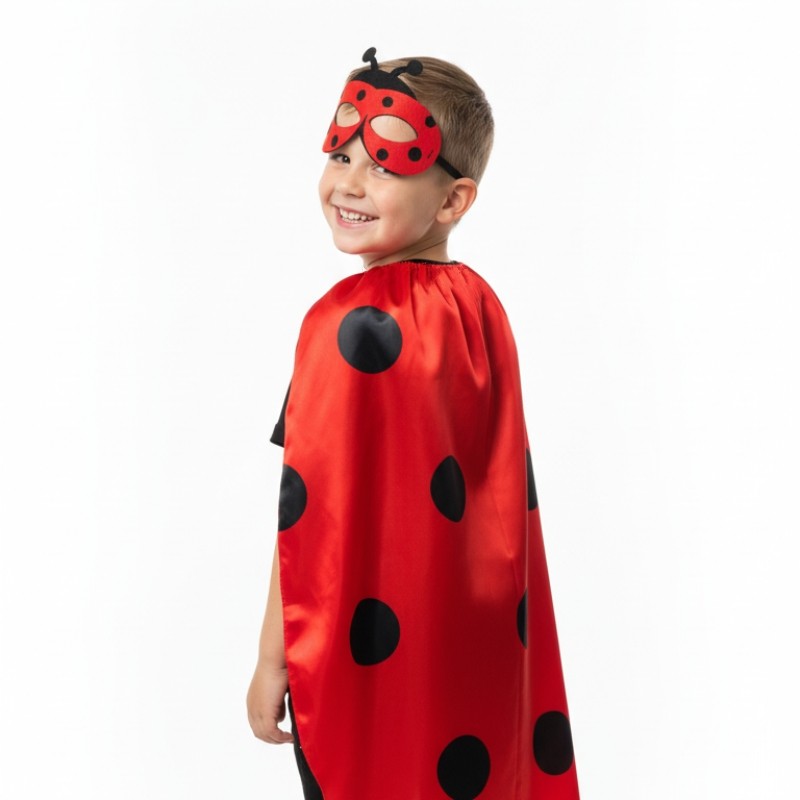 儿童蜜蜂披风套装瓢虫斗篷