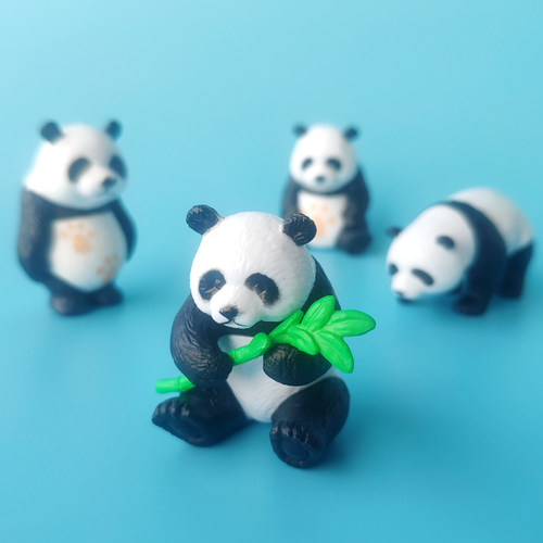 4款熊猫小摆件儿童小玩具盲袋