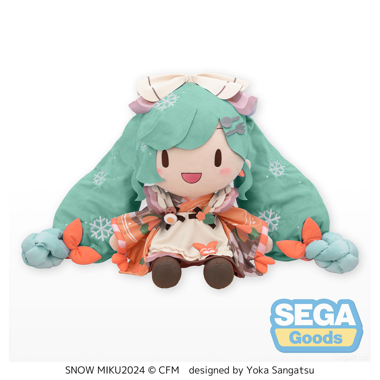 SEGA初音雪未来fufu2024超大玩偶