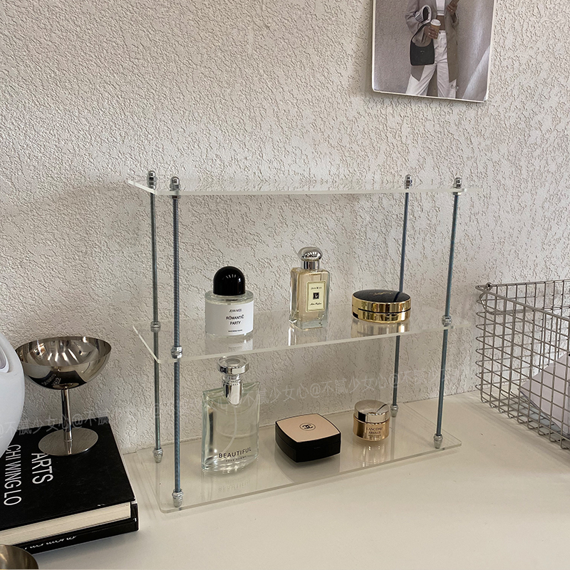 简易客厅卧室亚克力简约收纳架